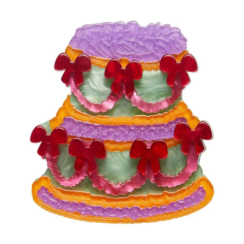 Erstwilder Vintage Dreams Showstopper Cake Brooch