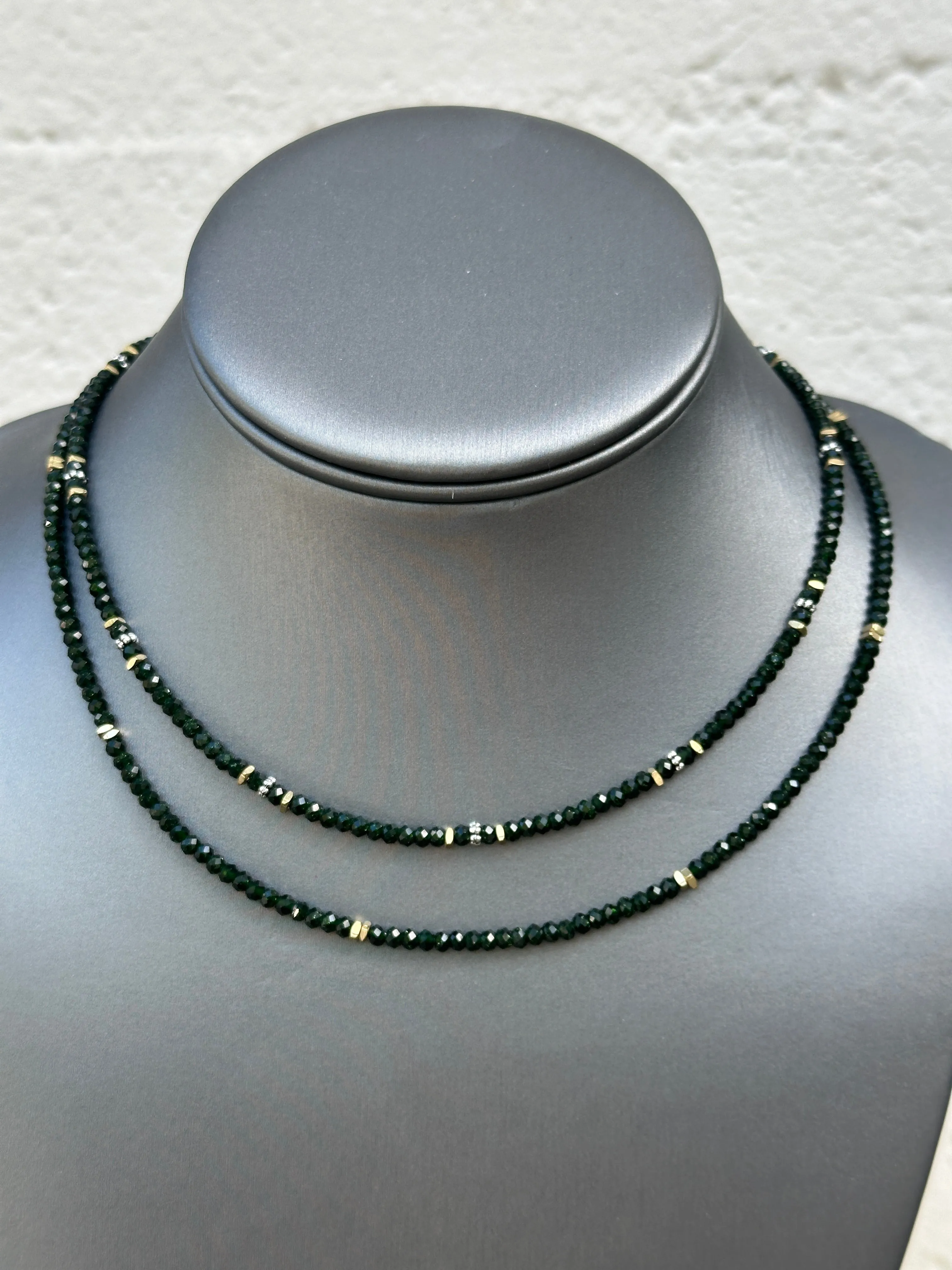 Faceted Gemstone Necklaces