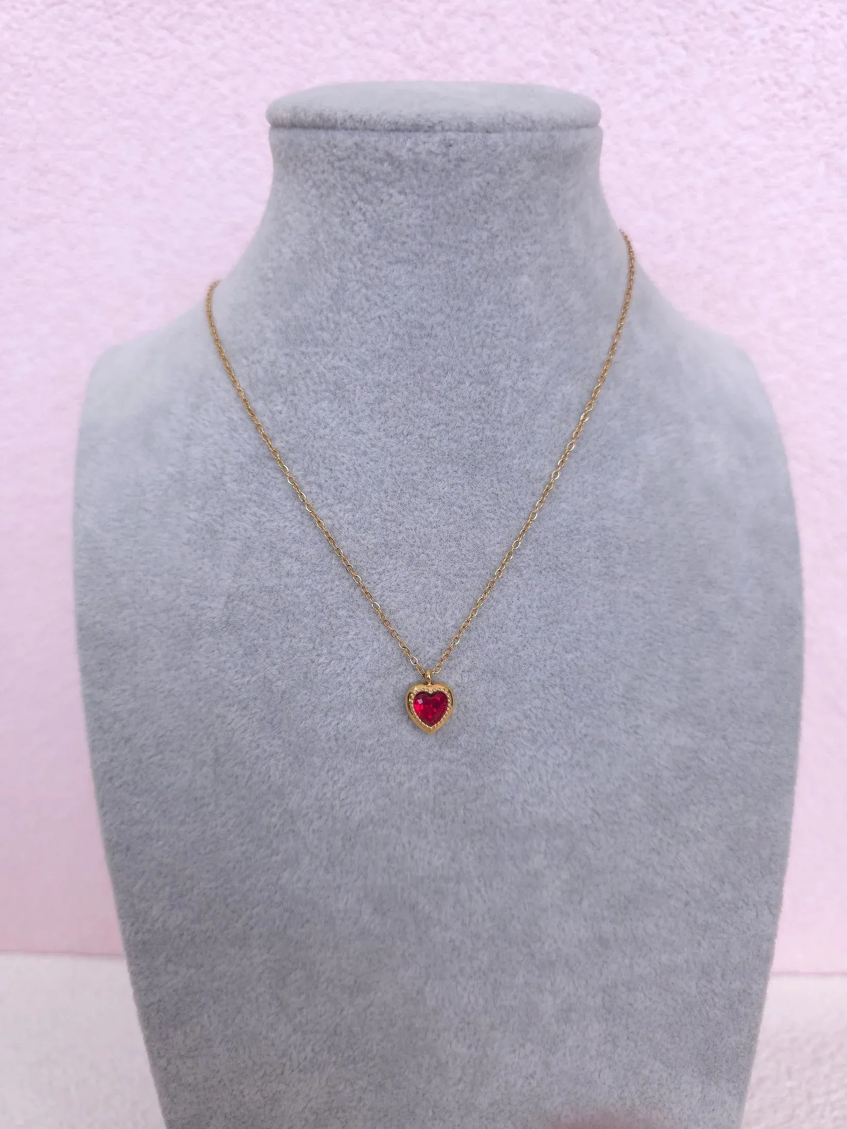 Heart stainless steel necklace