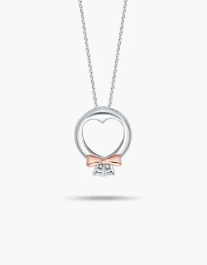 LVC Charmes Bow Mini Ring Diamond Pendant