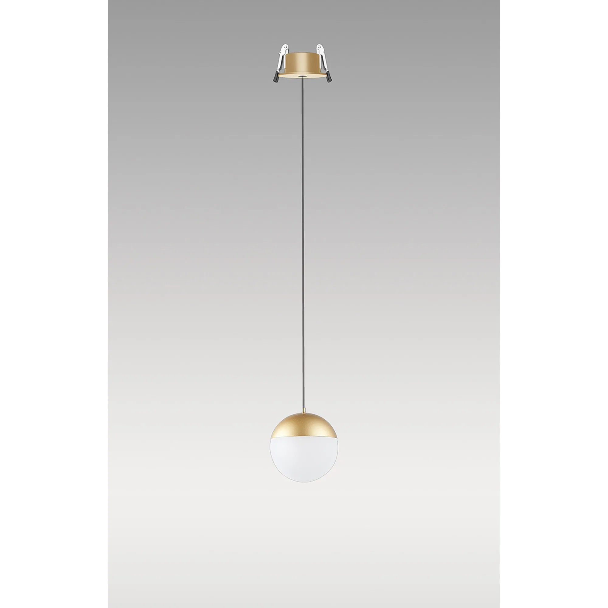 Mantra M8437 Kilda 1 Light LED Recessed Pendant Gold