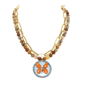 PHEBE BUTTERFLY NECKLACE - TOVA