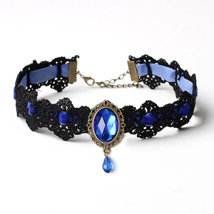 Women's Lace and Velvet  Necklace